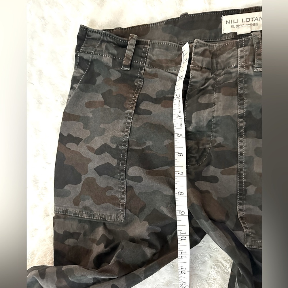 NILI LOTAN French Military Cropped Camo Pants - Picture 13 of 15